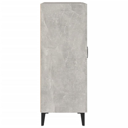 Buffet gris béton 69,5x34x90 cm en bois