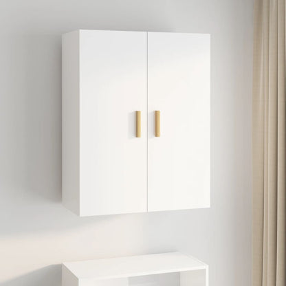 Mueble de pared blanco 69,5x34x90 cm