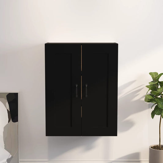 Hängeschrank Schwarz 69,5x32,5x90 cm