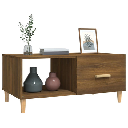 Couchtisch Braun Eichen-Optik 89,5x50x40 cm Holzwerkstoff