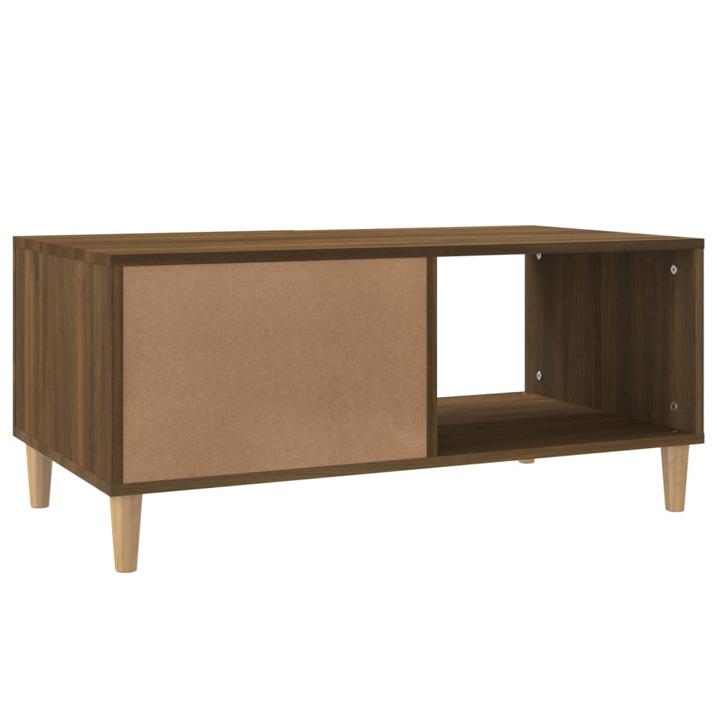 Couchtisch Braun Eichen-Optik 89,5x50x40 cm Holzwerkstoff