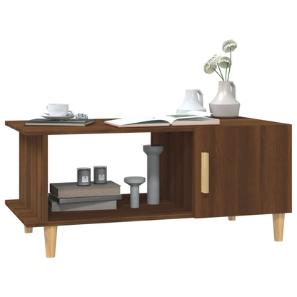 Couchtisch Braun Eichen-Optik 90x50x40 cm Holzwerkstoff