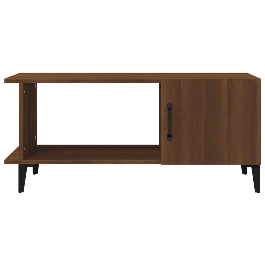 Couchtisch Braun Eichen-Optik 90x50x40 cm Holzwerkstoff