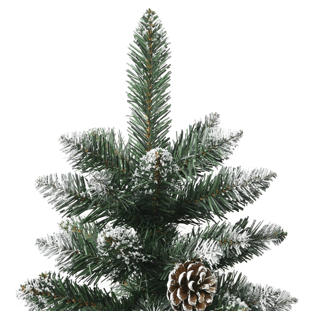 Sapin de Noël artificiel avec support vert 180 cm PVC