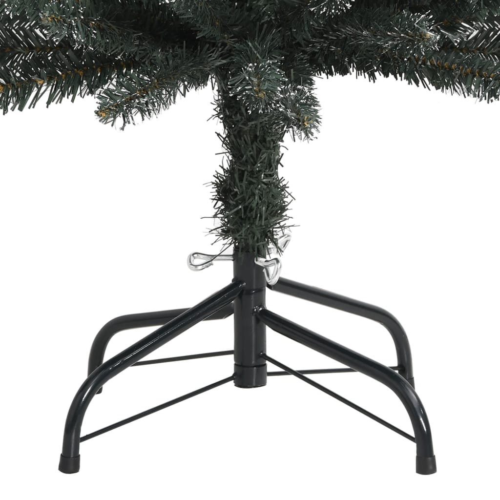 Künstlicher Weihnachtsbaum mit Ständer Schlank Grün 240 cm PVC