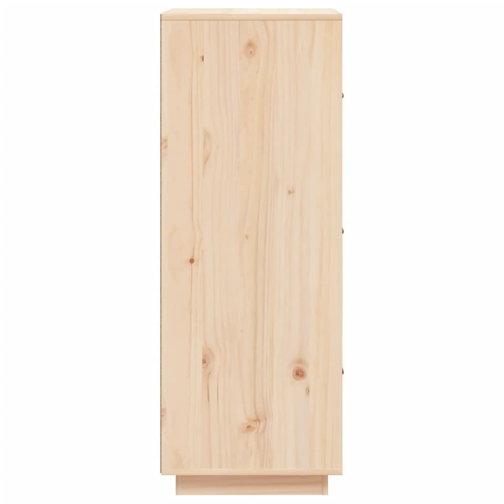 Highboard 34x40x108,5 cm Massivholz Kiefer