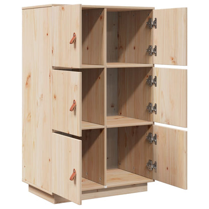 Highboard 67x40x108,5 cm Massivholz Kiefer