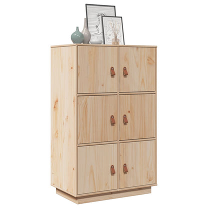 Highboard 67x40x108,5 cm Massivholz Kiefer