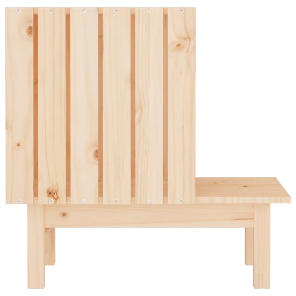 Maison pour chat 60x36x60 cm bois de pin massif