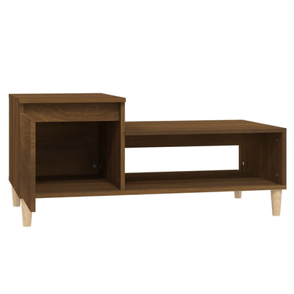 Couchtisch Braun Eichen-Optik 100x50x45 cm Holzwerkstoff