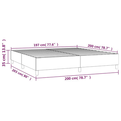 Boxspringbett Dunkelgrün 200x200 cm Samt