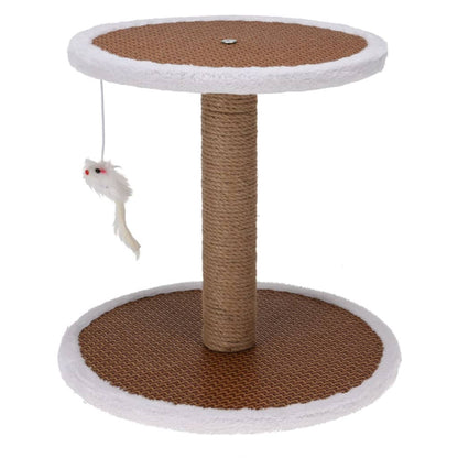 Arbre à chat Pets Collection sur pied avec souris ludique 35x35x33 cm