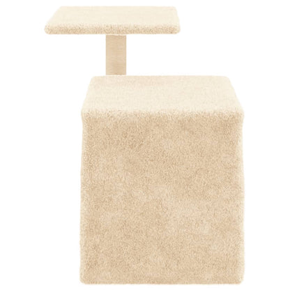 Arbre à chat avec griffoir en sisal crème 50,5 cm