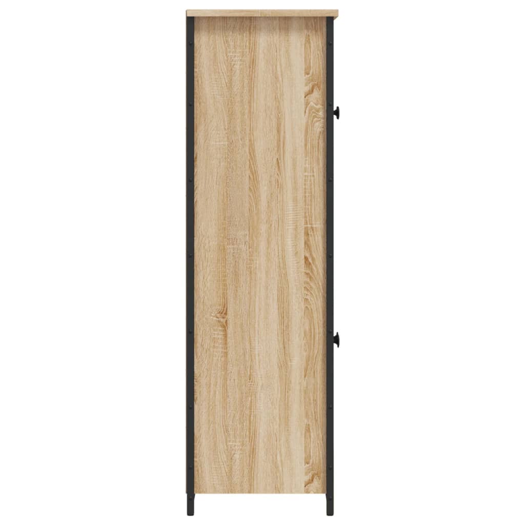 Highboard Sonoma-Eiche 62x32x106,5 cm Holzwerkstoff