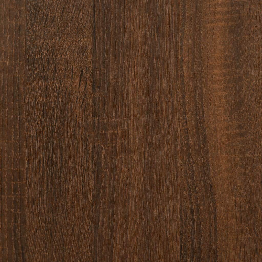 Alacena aspecto roble marrón 62x32x103,5 cm material madera