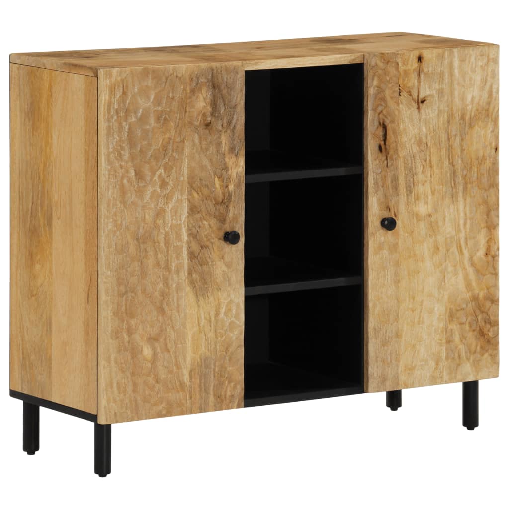 Meuble d'appoint 90x33x75 cm en bois de manguier massif