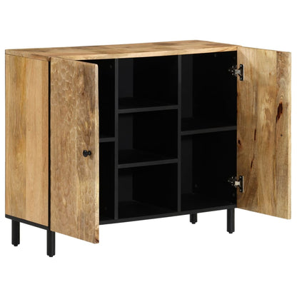 Meuble d'appoint 90x33x75 cm en bois de manguier massif