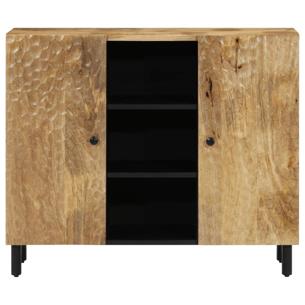 Meuble d'appoint 90x33x75 cm en bois de manguier massif