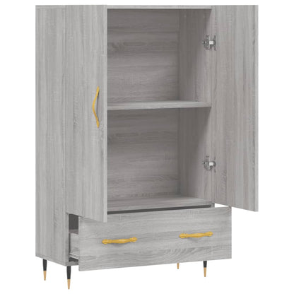 Alacena Gris Sonoma 69,5x31x115 cm de madera