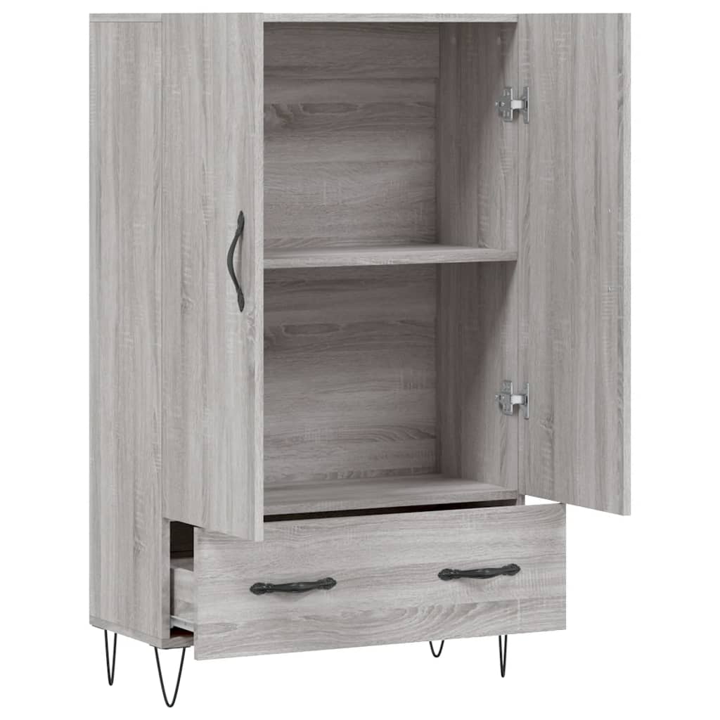 Alacena Gris Sonoma 69,5x31x115 cm de madera