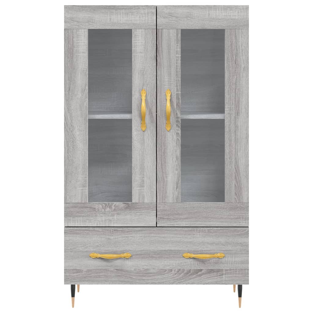 Alacena Gris Sonoma 69,5x31x115 cm de madera