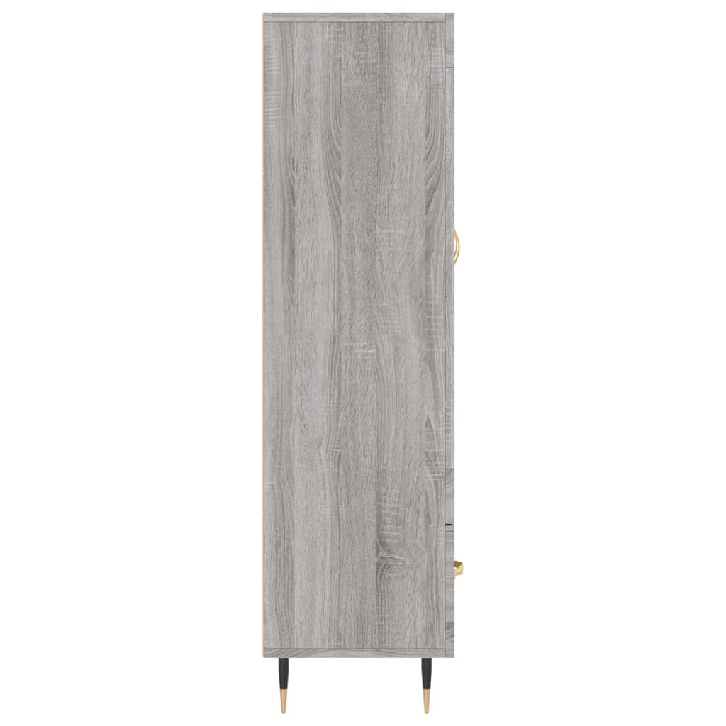 Alacena Gris Sonoma 69,5x31x115 cm de madera