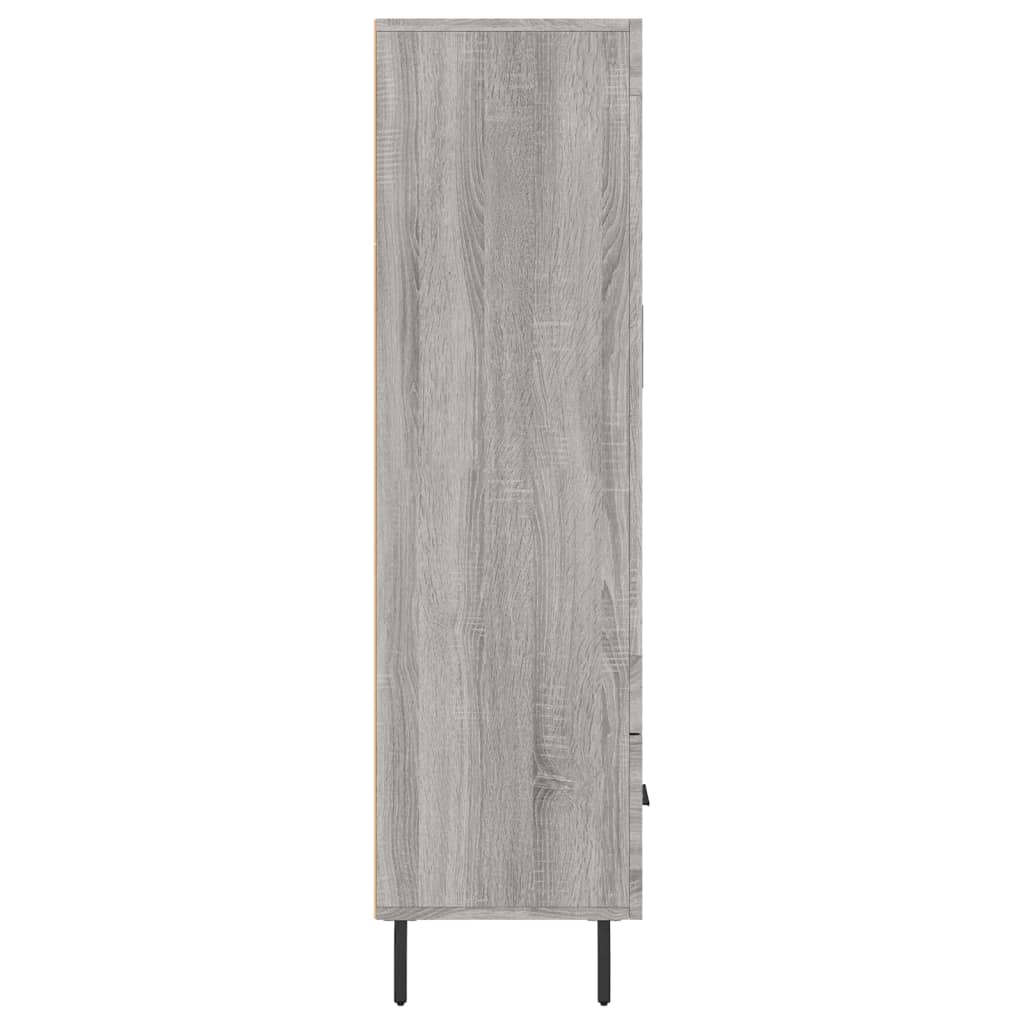 Alacena Gris Sonoma 69,5x31x115 cm de madera