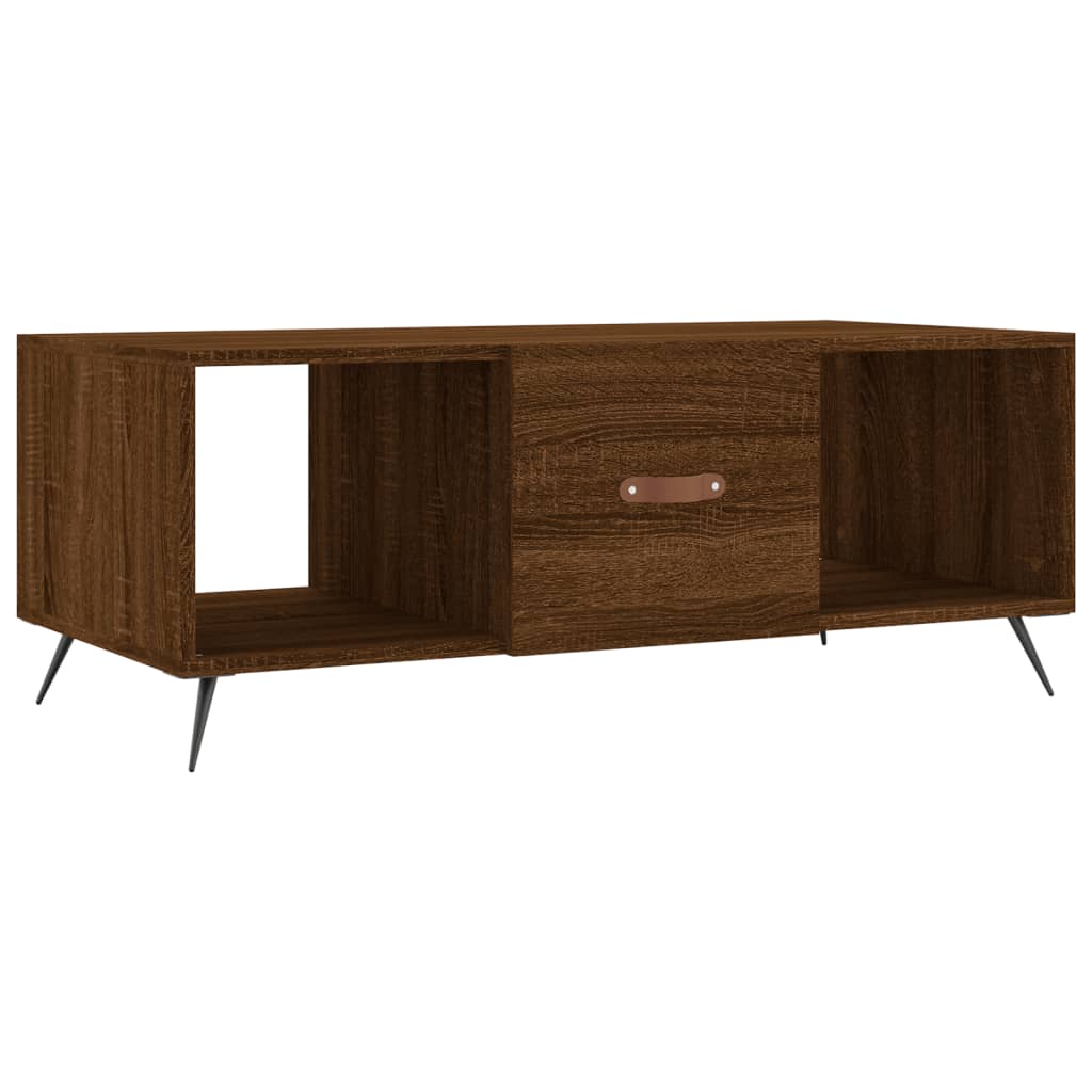 Couchtisch Braun Eichen-Optik 102x50x40 cm Holzwerkstoff