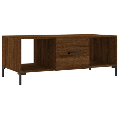 Couchtisch Braun Eichen-Optik 102x50x40 cm Holzwerkstoff