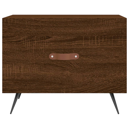 Couchtische 2 Stk. Braun Eichen-Optik 50x50x40 cm Holzwerkstoff