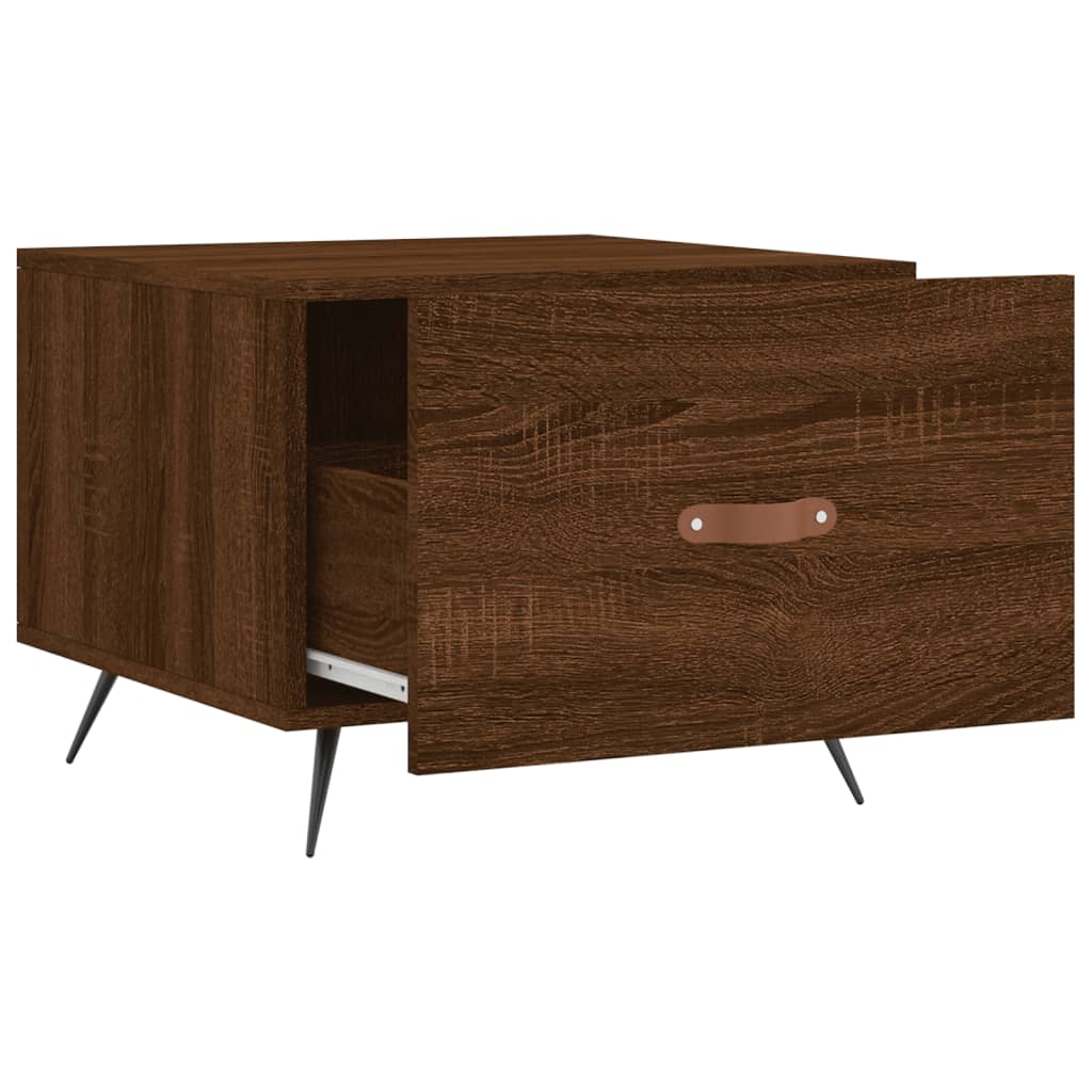 Couchtische 2 Stk. Braun Eichen-Optik 50x50x40 cm Holzwerkstoff