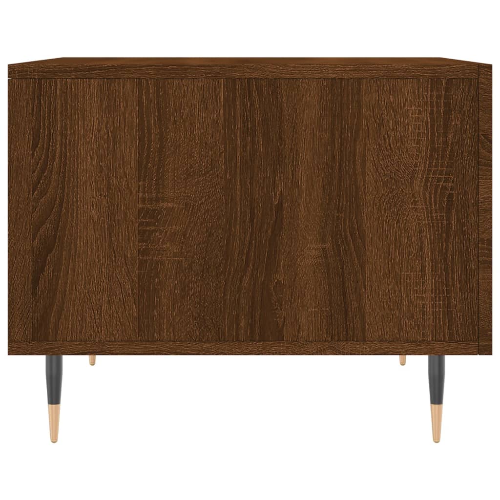 Couchtisch Braun Eichen-Optik 50x50x40 cm Holzwerkstoff