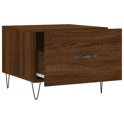 Couchtisch Braun Eichen-Optik 50x50x40 cm Holzwerkstoff