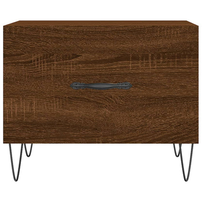 Couchtische 2 Stk. Braun Eichen-Optik 50x50x40 cm Holzwerkstoff