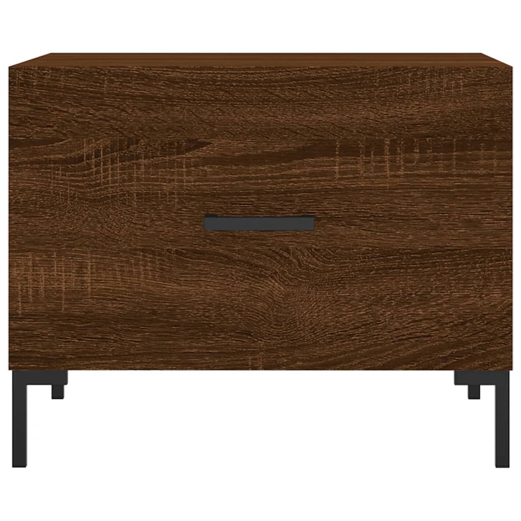 Couchtisch Braun Eichen-Optik 50x50x40 cm Holzwerkstoff