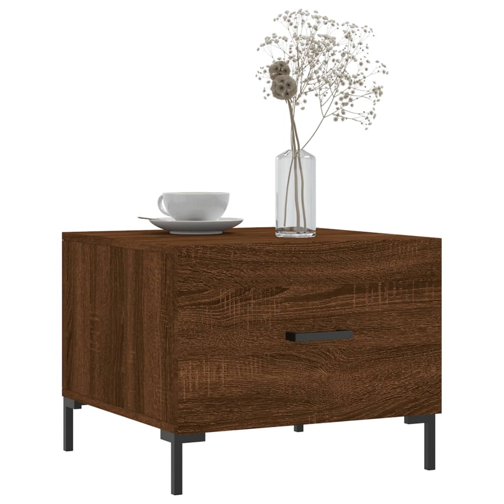 Couchtische 2 Stk. Braun Eichen-Optik 50x50x40 cm Holzwerkstoff