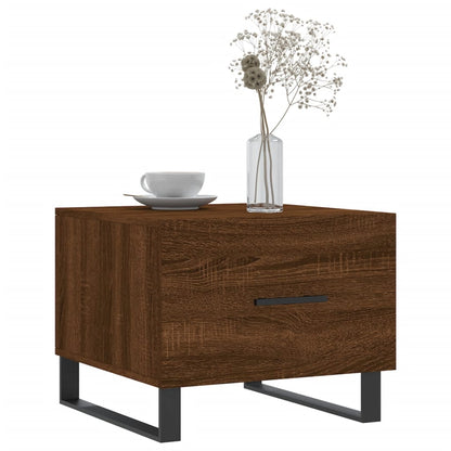 Couchtisch Braun Eichen-Optik 50x50x40 cm Holzwerkstoff