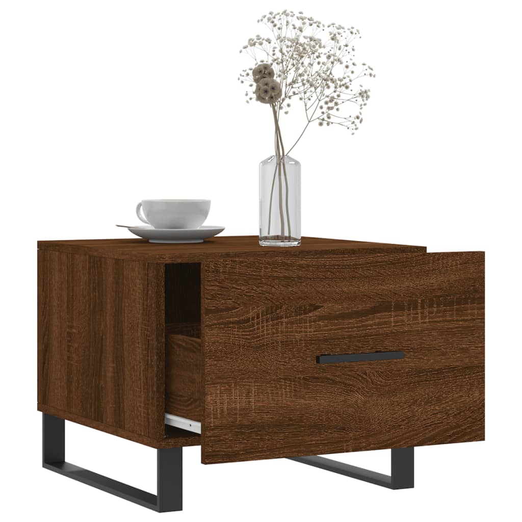 Couchtische 2 Stk. Braun Eichen-Optik 50x50x40 cm Holzwerkstoff