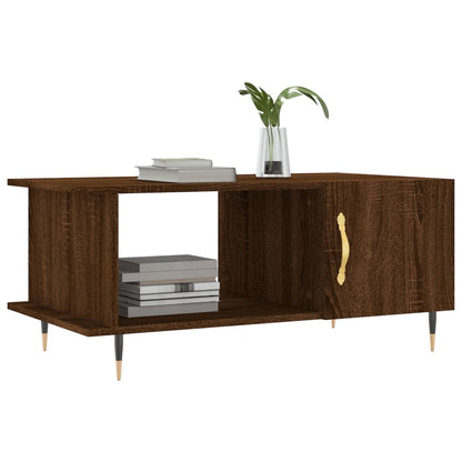 Couchtisch Braun Eichen-Optik 90x50x40 cm Holzwerkstoff