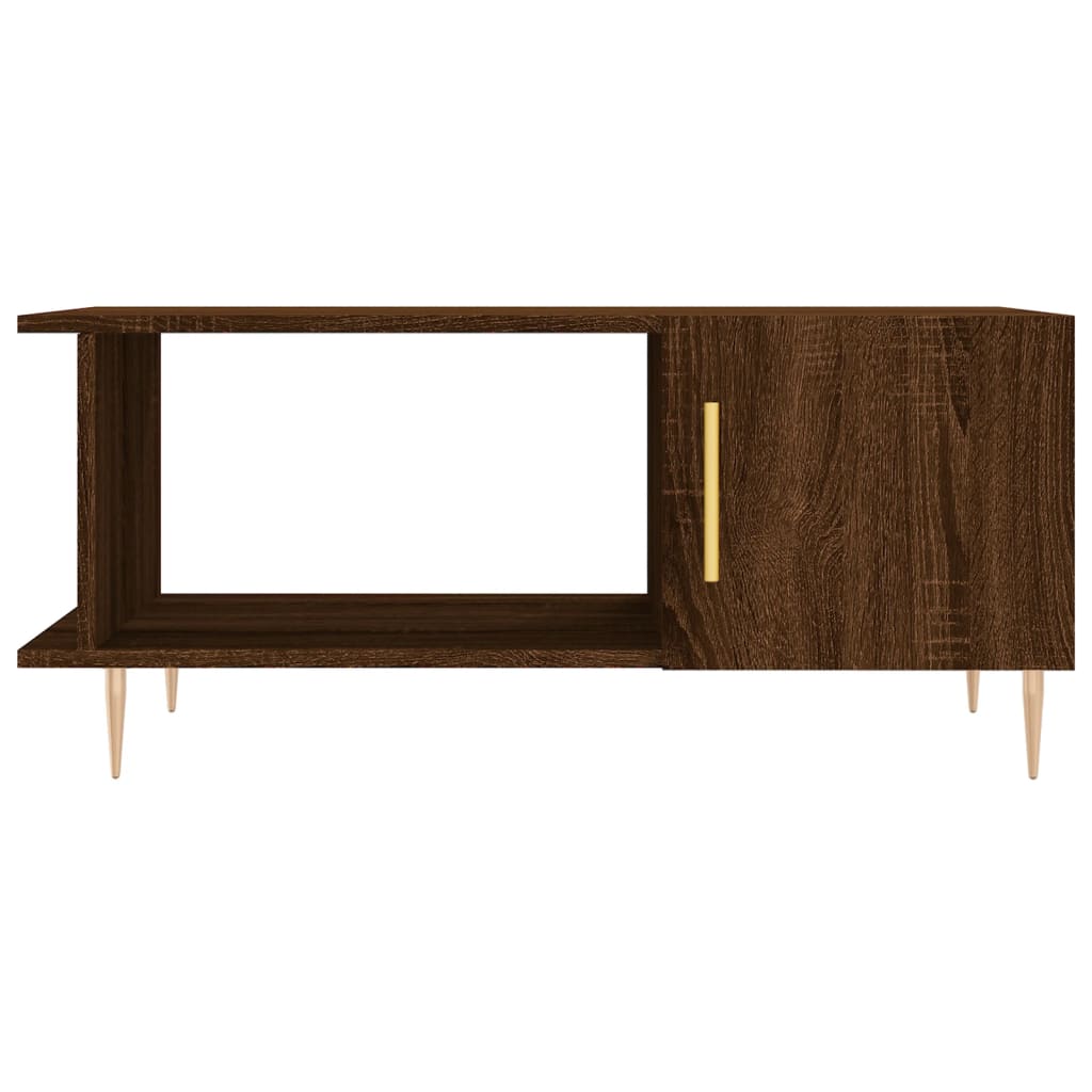 Couchtisch Braun Eichen-Optik 90x50x40 cm Holzwerkstoff