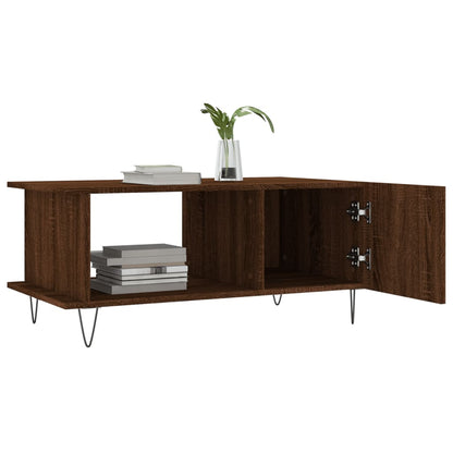 Couchtisch Braun Eichen-Optik 90x50x40 cm Holzwerkstoff