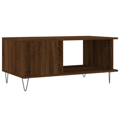 Couchtisch Braun Eichen-Optik 90x50x40 cm Holzwerkstoff