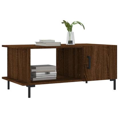 Couchtisch Braun Eichen-Optik 90x50x40 cm Holzwerkstoff