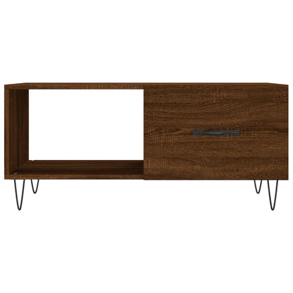 Couchtisch Braun Eichen-Optik 90x50x40 cm Holzwerkstoff