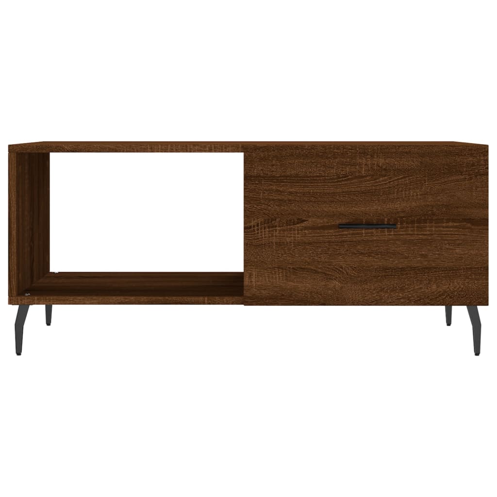 Couchtisch Braun Eichen-Optik 90x50x40 cm Holzwerkstoff