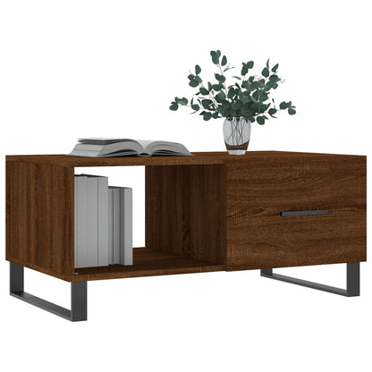 Couchtisch Braun Eichen-Optik 90x50x40 cm Holzwerkstoff