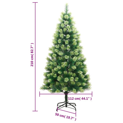 Künstlicher Weihnachtsbaum Klappbar mit Ständer 210 cm