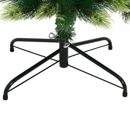 Sapin de Noël artificiel pliable avec support 240 cm