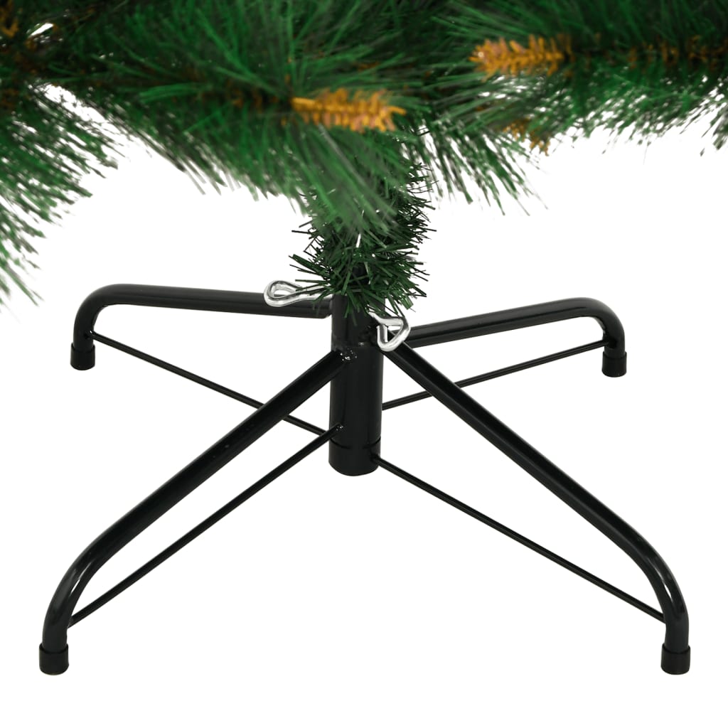 Sapin de Noël artificiel pliable avec support 150 cm