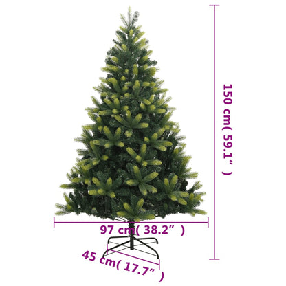 Künstlicher Weihnachtsbaum Klappbar mit Ständer 150 cm